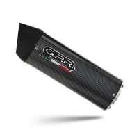 Exhaust compatible with Beta Alp 4.0 2018-2020, Furore Evo4 Poppy, Slip-on exhaust including link pipe and removable db killer 