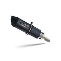 GPR exhaust compatible with Beta Alp 4.0 2005-2016, Furore Poppy, Homologated legal slip-on exhaust including removable db killer, link pipe and catalyst 