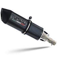 Exhaust compatible with Benelli Bn 302 S 2015-2016, Furore Poppy, Slip-on exhaust including removable db killer and link pipe, EPA-compliant 