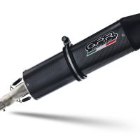 Exhaust compatible with Bmw G650GS - Sertao 2010-2016, Furore Poppy, Slip-on exhaust including removable db killer and link pipe, not EPA-compliant 