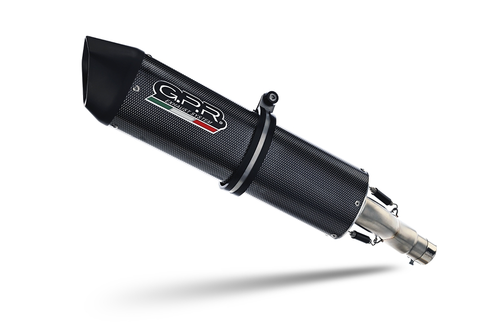 Exhaust compatible with Suzuki V-Strom 650 2021-2025, Furore Evo4 Poppy, Mid-Full system exhaust including removable db killer 