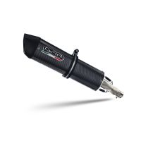 GPR exhaust compatible with Beta RR 125 Enduro Lc 4t 2010-2018, Furore Poppy, Homologated legal slip-on exhaust including removable db killer and link pipe 