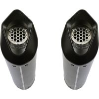 Exhaust compatible with Bmw K1600GTL 2021-2025, Furore Evo4 Poppy, Dual slip-on including removable db killers and link pipes, EPA-compliant 