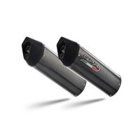 GPR exhaust compatible with Bmw K 1600 Gt 2010-2016, Furore Poppy, Dual Homologated legal slip-on exhaust including removable db killers and link pipes 