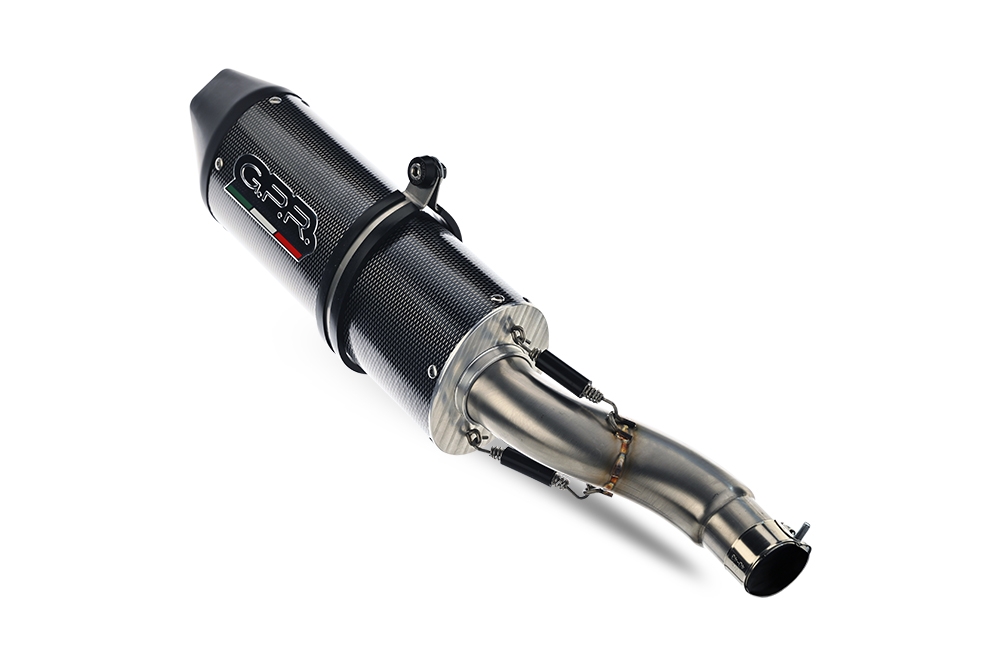 Exhaust compatible with Suzuki V-Strom 650 2021-2025, Furore Evo4 Poppy, Mid-Full system exhaust including removable db killer 