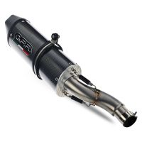 Exhaust compatible with Suzuki V-Strom 650 2021-2025, Furore Evo4 Poppy, Mid-Full system exhaust including removable db killer 
