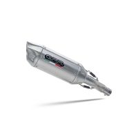 GPR exhaust compatible with Ktm Rc 390 2022-2024, Furore-X Inox, Homologated legal slip-on exhaust including removable db killer and link pipe 