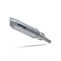 GPR exhaust compatible with Ktm Rc 390 2015-2016, Furore-X Inox, Homologated legal slip-on exhaust including removable db killer and link pipe 