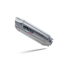 GPR exhaust compatible with Aprilia Caponord 1200 2013-2016, Furore-X Inox, Homologated legal slip-on exhaust including removable db killer and link pipe 