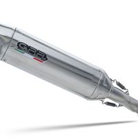 GPR exhaust compatible with Ktm Rc 390 2022-2024, Furore-X Inox, Racing slip-on exhaust including link pipe and removable dbkiller 