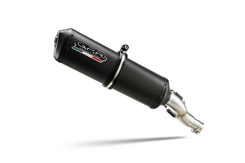 Exhaust compatible with Royal Enfield Scram 411 2022-2024, Ghisa , Slip-on exhaust including link pipe and removable db killer 