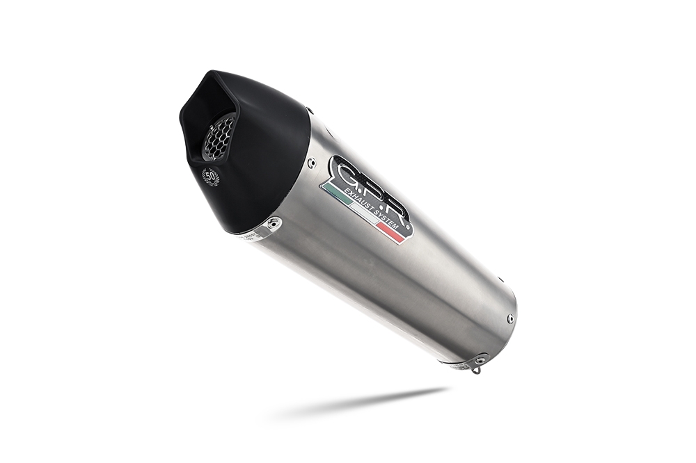 Exhaust compatible with Triumph Tiger 900 GT / Pro / Rally Pro 2024-2025, Furore-X Acciaio Inox, Slip-on exhaust including removable db killer and link pipe, not EPA-compliant 