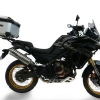 Top case GPR TECH compatible with  Voge 625DSX 2024/2026 e5 GPR TECH Top case in aluminum, silver color with specific plate included Capacity 55 LT.