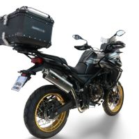 Top case GPR TECH compatible with  Voge 625DSX 2024/2026 e5 GPR TECH Top case in aluminum, black color with specific plate included Capacity 55 LT.