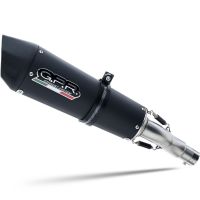 GPR exhaust compatible with  Triumph Daytona 660 2023-2025, New Grand Prix Evo Black Titanium, Full system exhaust, including removable db killer  