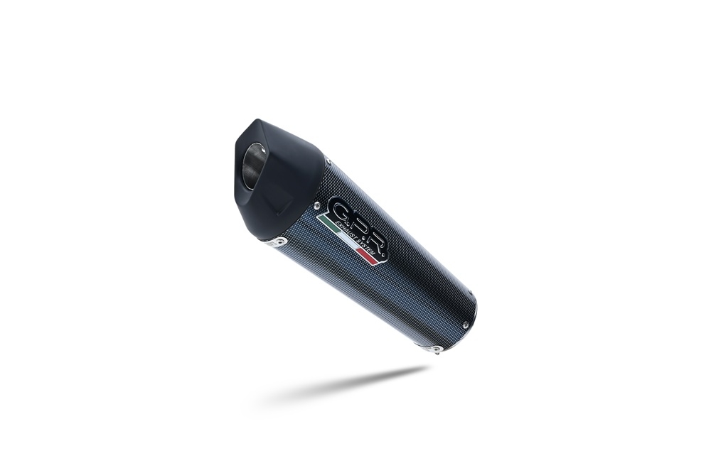 GPR exhaust compatible with  Kawasaki Versys 1000 2019-2020, New Grand Prix Evo Poppy, Slip-on exhaust including removable db killer and link pipe, EPA-compliant 