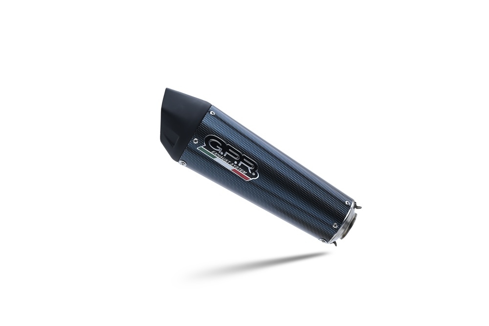 GPR exhaust compatible with  Kawasaki Versys 1000 2019-2020, New Grand Prix Evo Poppy, Slip-on exhaust including removable db killer and link pipe, EPA-compliant 