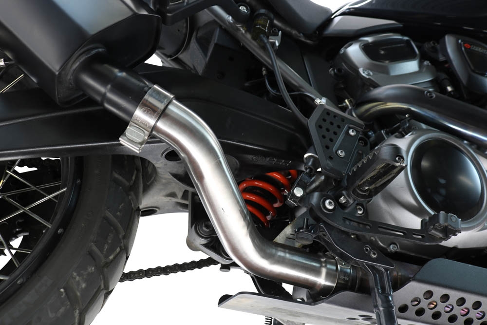 GPR exhaust compatible with Harley Davidson Pan America 1250 2020-2024, Cut-Box Racing, ORIGINAL-BOX Eliminator 