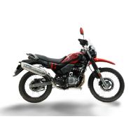 GPR exhaust compatible with Hero Xpulse 200 4V 2021-2024, Furore-X Acciaio Inox, Homologated silencer for noise including full line,db killer and catalyst compliant for inspection 