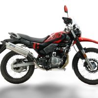 GPR exhaust compatible with Hero Xpulse 200 4V 2021-2024, Trioval, Homologated legal full system exhaust, including removable db killer 