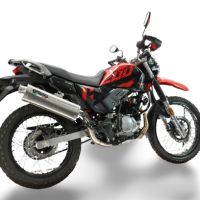 GPR exhaust compatible with Hero Xpulse 200 4V 2021-2024, Trioval, Homologated legal full system exhaust, including removable db killer 