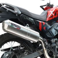 GPR exhaust compatible with Hero Xpulse 200 4V 2021-2024, Satinox , full system exhaust legal for UK and non-EU countries including removable db killer 