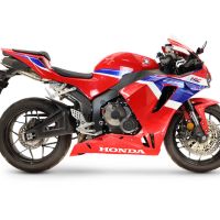 GPR exhaust compatible with Honda Cbr 600 Rr  2007-2023, Deeptone Inox, Homologated legal slip-on exhaust including removable db killer, link pipe and catalyst 