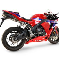 GPR exhaust compatible with Honda Cbr 600 Rr  2007-2023, Deeptone Inox, Homologated legal slip-on exhaust including removable db killer, link pipe and catalyst 