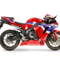 GPR exhaust compatible with Honda Cbr 600 Rr  2007-2023, M3 Black Titanium, Homologated legal full system exhaust, including removable db killer and catalyst 