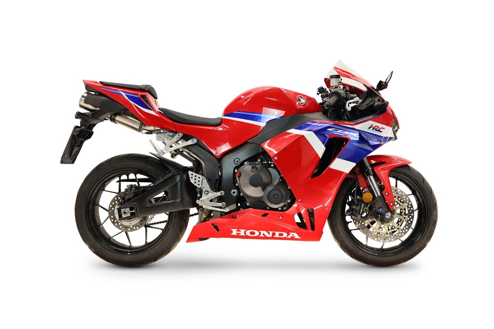 GPR exhaust compatible with Honda Cbr 600 Rr  2007-2023, M3 Inox , Racing full system exhaust, including removable db killer 