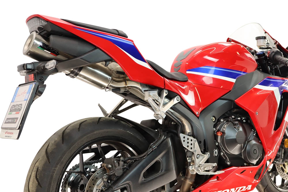 GPR exhaust compatible with Honda Cbr 600 Rr  2007-2023, M3 Inox , Racing full system exhaust, including removable db killer 