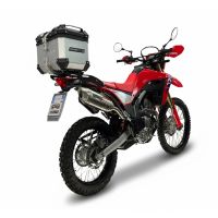 GPR exhaust compatible with Honda Crf 300 L - Rally 2025-2026, Furore-X Inox, Racing slip-on exhaust, including link pipe and removable db killer 