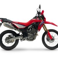 GPR exhaust compatible with Honda Crf 300 L - Rally 2025-2026, Furore-X Inox, Racing slip-on exhaust, including link pipe and removable db killer 
