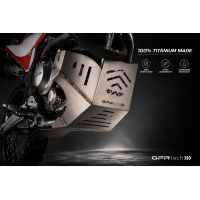 GPR TECH compatible with  Honda Crf 300 L / Rally 2025/2026 e5 plus GPR TECH Titanium Skid plate 