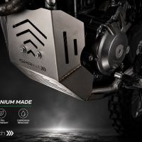 GPR TECH compatible with  Honda Crf 300 L / Rally 2025/2026 e5 plus GPR TECH Titanium Skid plate 