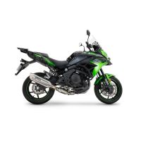 GPR exhaust compatible with Kawasaki Versys 650 2023-2026, Furore-X Inox, Homologated silencer for noise including full line,db killer and catalyst compliant for inspection 