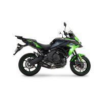 GPR exhaust compatible with Kawasaki Versys 650 2023-2026, GP-Revo Black Titanium, Racing full exhaust system including removable db killer 