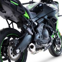 Exhaust compatible with Kawasaki Versys 650 2023-2025, GP-Revo Titanium, Full system exhaust, including removable db killer 
