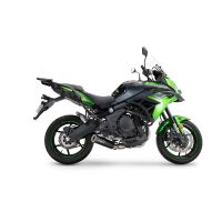 GPR exhaust compatible with Kawasaki Versys 650 2023-2026, M3 Black Titanium, Racing full system exhaust, including removable db killer/spark arrestor 