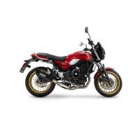 GPR exhaust compatible with Kawasaki Z 650 RS 2024-2025, GP-Revo Black Titanium, Homologated silencer for noise including full line,db killer and catalyst compliant for inspection 