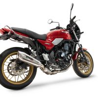GPR exhaust compatible with Kawasaki Z 650 RS 2024-2025, GP-Revo Titanium, Homologated silencer for noise including full line,db killer and catalyst compliant for inspection 