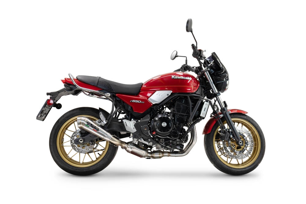 GPR exhaust compatible with Kawasaki Z 650 RS 2024-2025, Powercone Evo, Homologated silencer for noise including full line,db killer and catalyst compliant for inspection 
