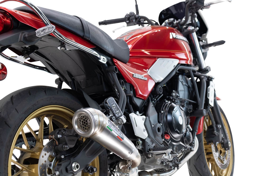 GPR exhaust compatible with Kawasaki Z 650 RS 2024-2025, Powercone Evo, Homologated silencer for noise including full line,db killer and catalyst compliant for inspection 