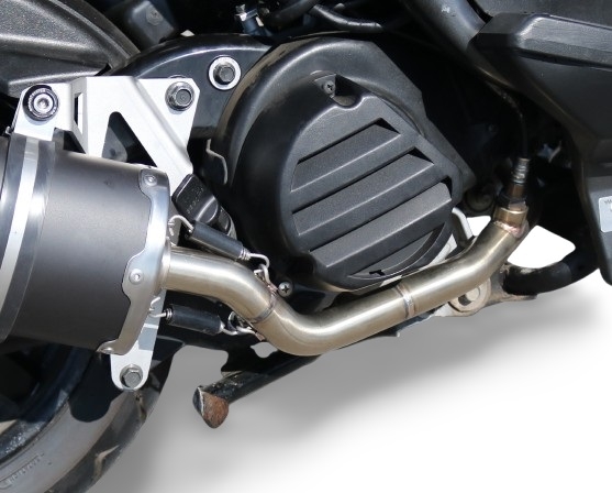 Exhaust compatible with Yamaha BW'S 125 2010-2013, Evo4 Road, Full system exhaust, including removable db killer 