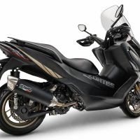 GPR exhaust compatible with Zontes 365E 2024-2026, Furore-X Scooter, Racing full system including manifold and removable db killer 