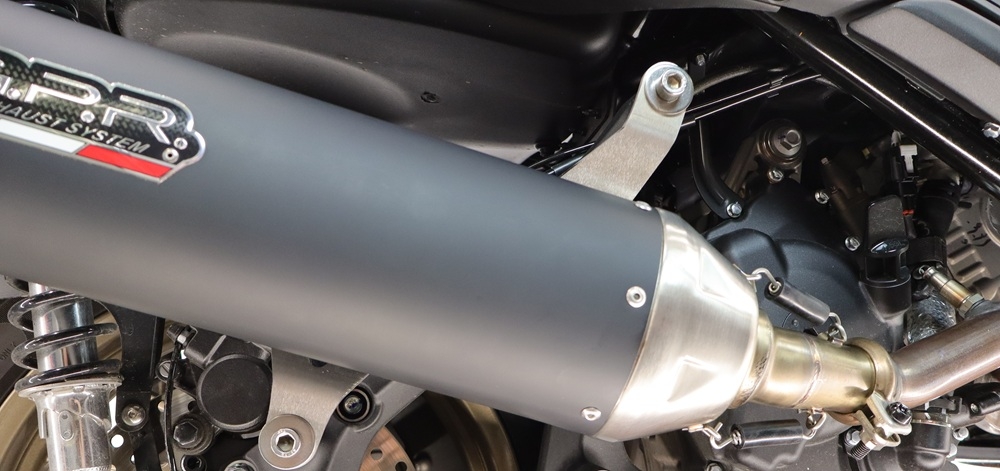 GPR exhaust compatible with Zontes 365E 2024-2026, Furore-X Scooter, Racing full system including manifold and removable db killer 