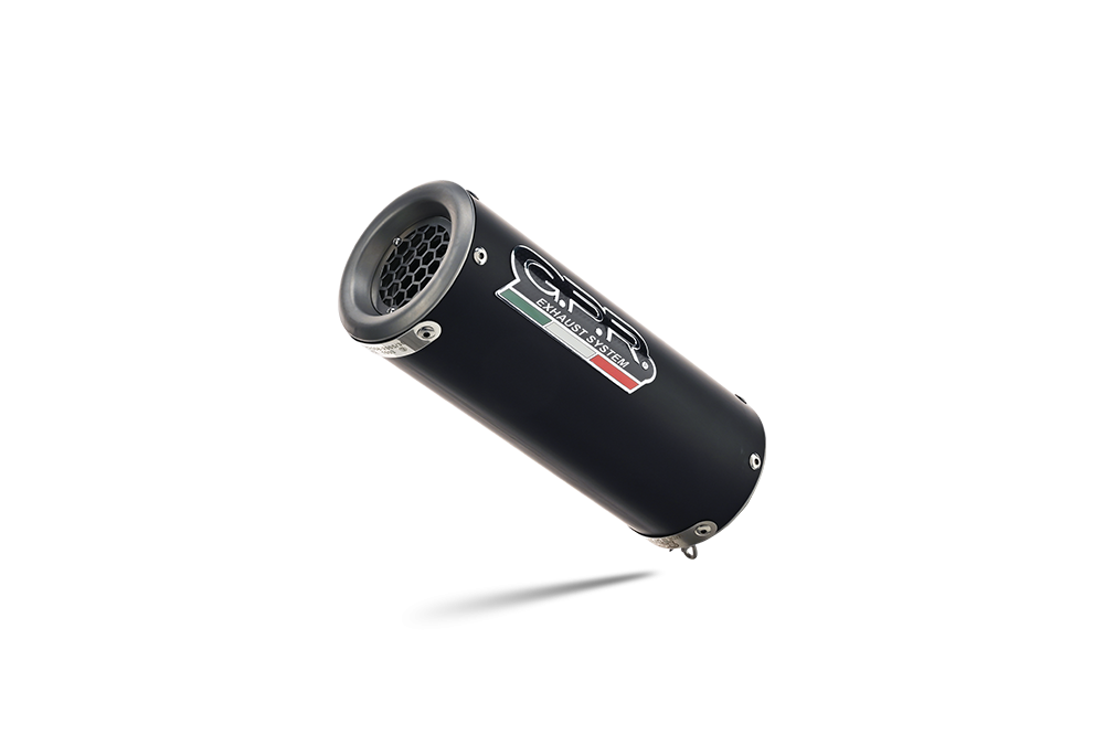 Exhaust compatible with Yamaha FJ-09 Tracer 2015-2020, M3 Black Titanium, Full system exhaust, including removable db killer 