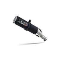 GPR exhaust compatible with Kawasaki Ninja 650 2021-2022, M3 Black Titanium, Homologated legal full system exhaust, including removable db killer and catalyst 
