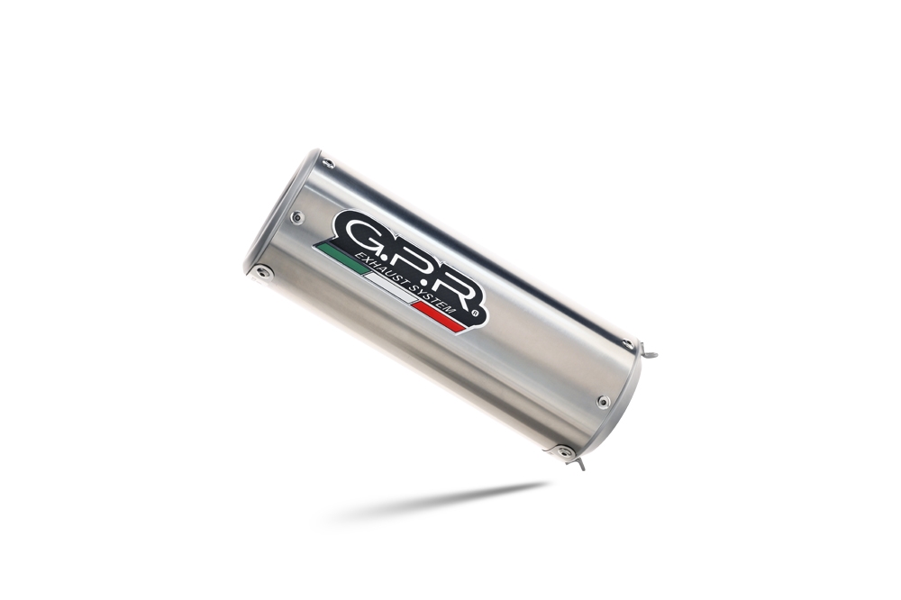 Exhaust compatible with Suzuki V-Strom 650 2017-2020, M3 Inox , Mid-Full system exhaust including removable db killer 