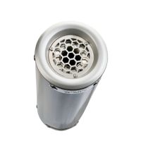 Exhaust compatible with Suzuki V-Strom 650 2017-2020, M3 Inox , Mid-Full system exhaust including removable db killer 